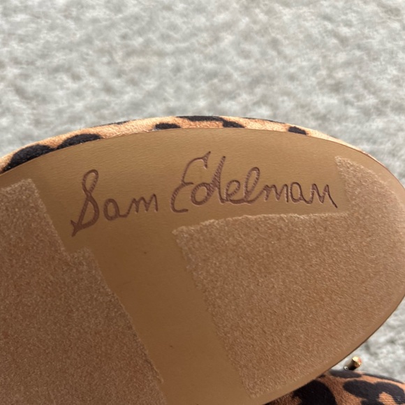 Sam Edelman cheetah print Felicia ballet flats size 1 girls - Picture 5 of 9